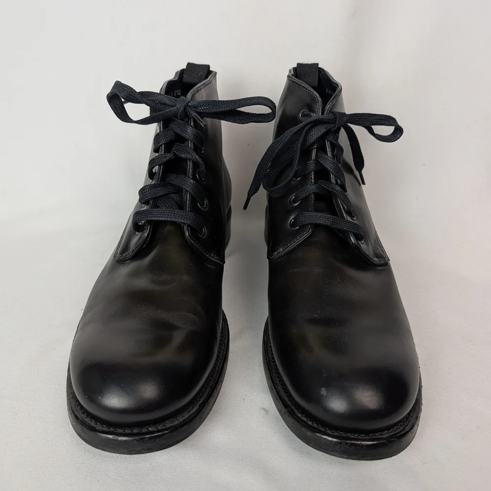 John Varvatos Leather Lace Up Ankle Boots